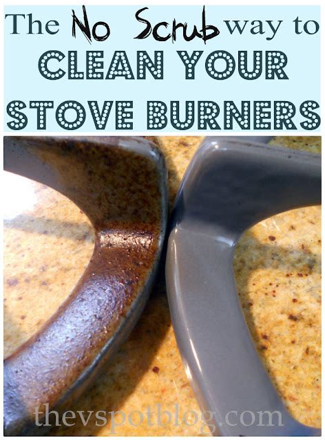 cleaning stove top burners with ammonia